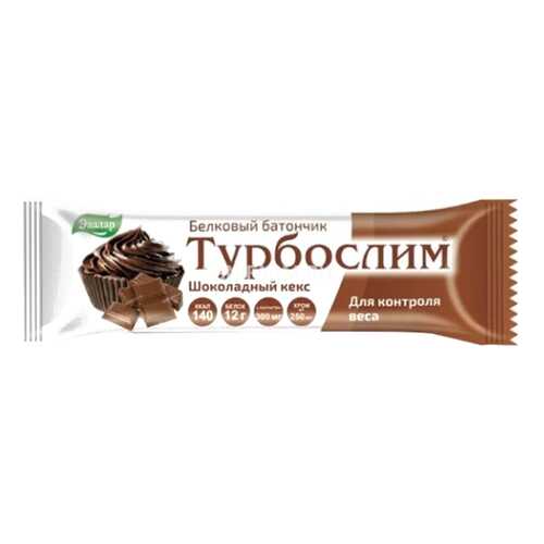 Турбослим Эвалар батончик шоколадный белковый 50 г в МЕТРОНОМ