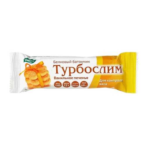 Турбослим Эвалар батончик ванильное печенье белковый 50 г в МЕТРОНОМ