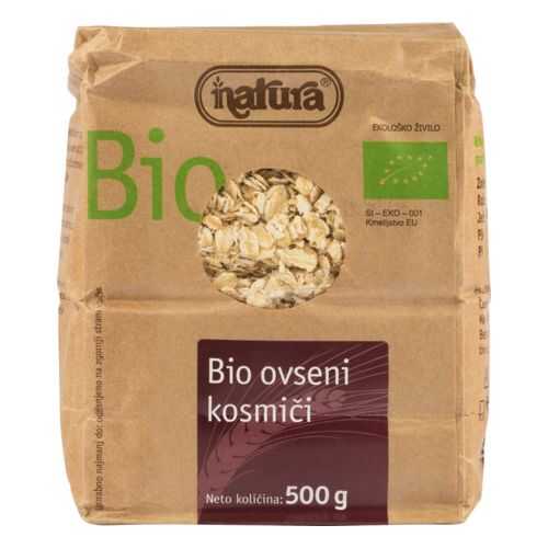 Хлопья овсяные Natura органические 500 г в МЕТРОНОМ
