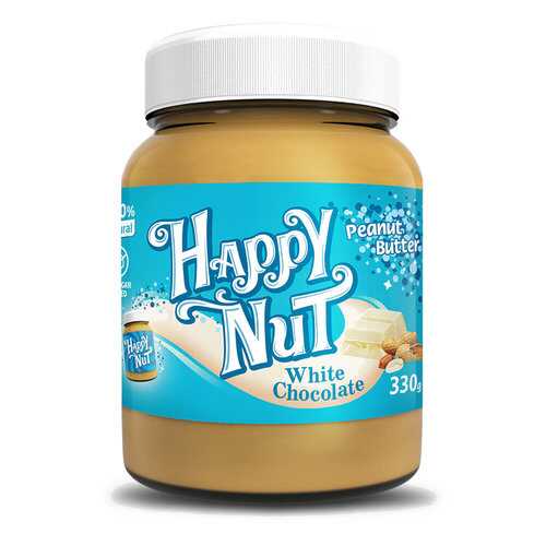 Арахисовая паста Happy Life Happy Nut с белым шоколадом 330 г в МЕТРОНОМ
