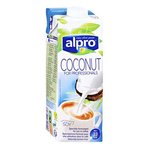Напиток кокосовый Alpro с соей обогащенный кальцием и витаминами professionals 1 л в МЕТРОНОМ