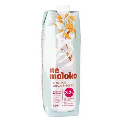Напиток овсяный Ne moloko классический 3.2% 1 л в МЕТРОНОМ