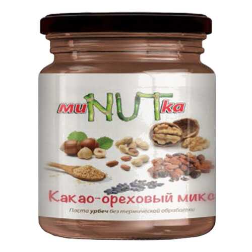 Паста МиNUTка урбеч микс орех и какао 200 г в МЕТРОНОМ