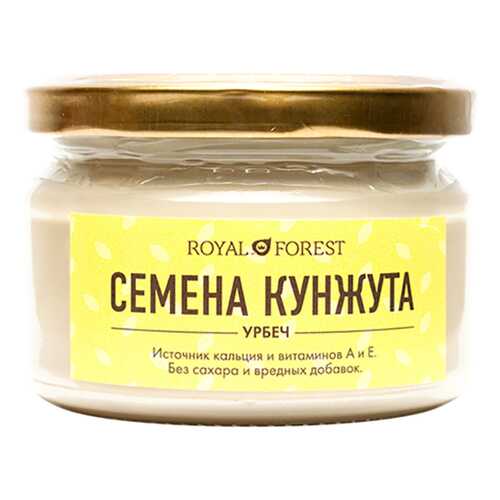 Урбеч Royal Forest из белого кунжута 200 г в МЕТРОНОМ