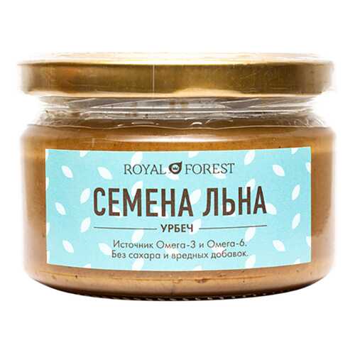Урбеч Royal Forest из белого льна в МЕТРОНОМ