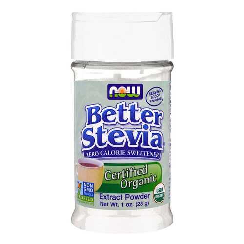 Стевия Now better stevia 28 г в МЕТРОНОМ