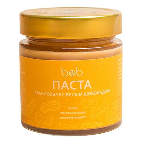 Bob Паста арахисовая с белым шоколадом, 200 г в МЕТРОНОМ