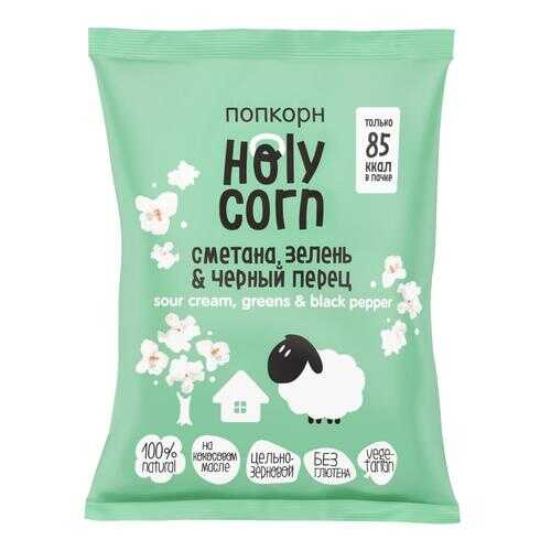 Попкорн Holy Corn Сметана зелень черный перец 6 шт 20 г в МЕТРОНОМ