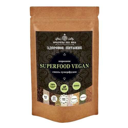 Смесь суперфудов Продукты XXII века Nanax Superfood Vegan порошок 200 г в МЕТРОНОМ