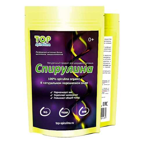 Спирулина Top Spirulina порошок в МЕТРОНОМ