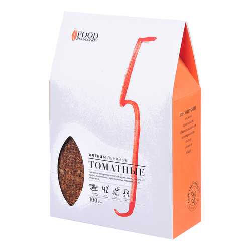 Хлебцы Food Revolution льняные томатные 70 г в МЕТРОНОМ