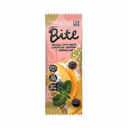 Хлебцы хрустящие c амарантом, кукурузно-рисовые Bite 30 г в МЕТРОНОМ