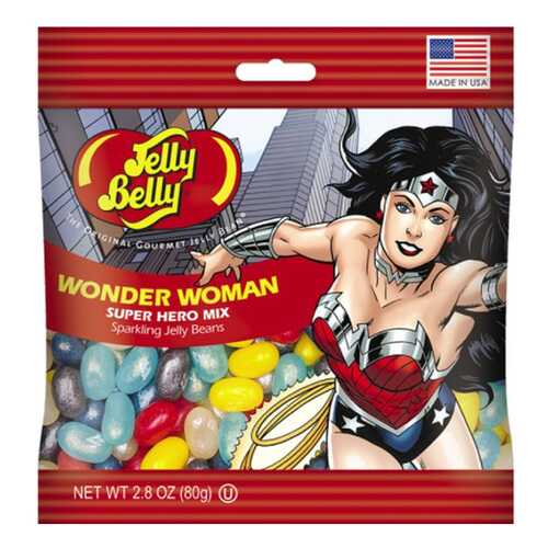 Драже жевательное Jelly Belly super hero wonder woman 60 г в МЕТРОНОМ