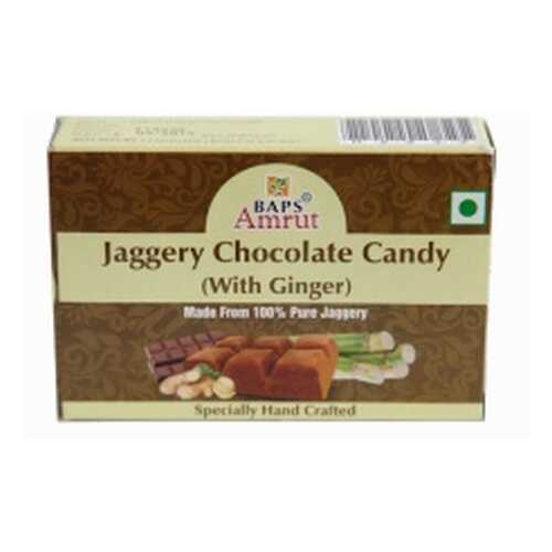 Джаггери с шоколадом и имбирем (Jaggery Chocolate Candy with Ginger) 110 г в МЕТРОНОМ