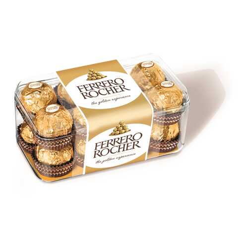Конфеты Ferrero Rocher хрустящие с лесным орехом 200 г в МЕТРОНОМ