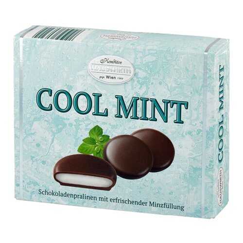 Конфеты Hauswirth Cool Mint с мятной начинкой в темном шоколаде 135 г в МЕТРОНОМ
