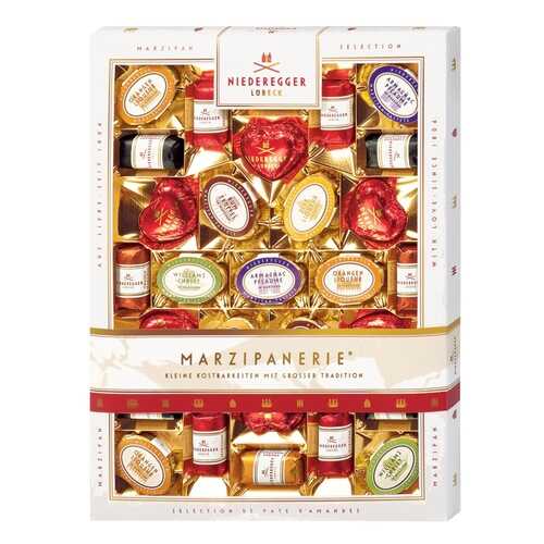 Набор конфет NIEDEREGGER Марцмпанерия из марципана в горьком шоколаде 50% какао 400г в МЕТРОНОМ