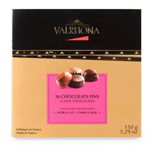 Шоколадные конфеты Valrhona Ассорти 150г Франция в МЕТРОНОМ