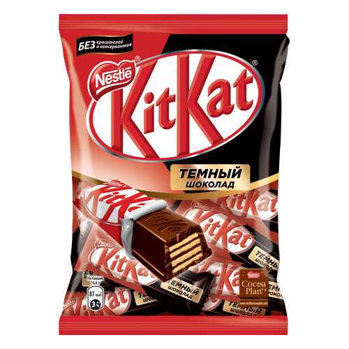 Темный шоколад Kit Kat dark с хрустящей вафлей 169 г в МЕТРОНОМ