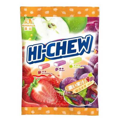 Жевательные конфеты Morinaga Hi-chew виноград-персик-личи 110 г в МЕТРОНОМ