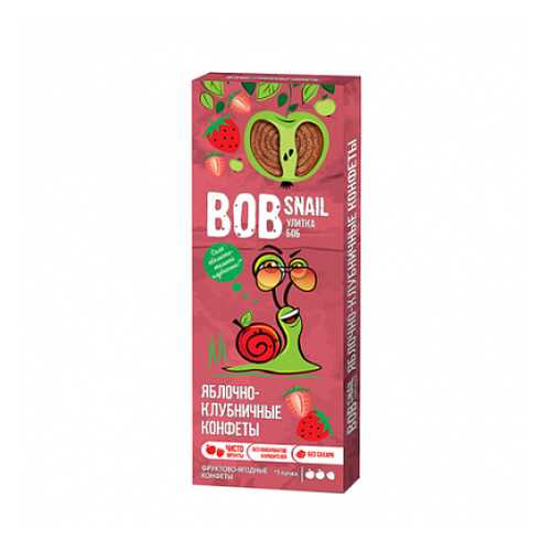 Конфеты яблочно-клубничные Bob Snail 30 г в МЕТРОНОМ