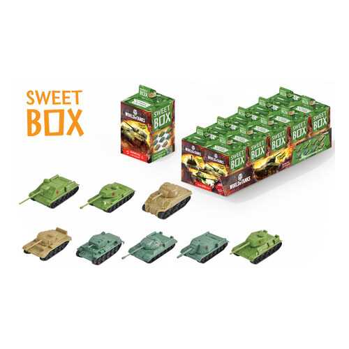 СВИТБОКС WORLD OF TANKS 2 Мармелад с игрушкой в коробочке , 12 шт в уп в МЕТРОНОМ