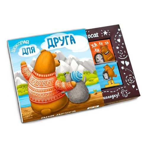 Шоколад Chokocat Для друга, молочный, 60 гр в МЕТРОНОМ