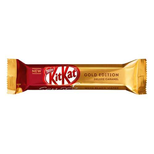 Шоколад Kit Kat сенсес голд эдишн хрустящий белый с добавлением карамели 40 г в МЕТРОНОМ