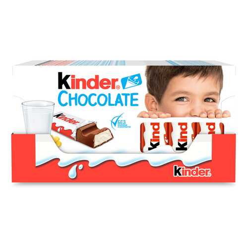 Шоколад Молочный Kinder Chocolate 100 г в МЕТРОНОМ
