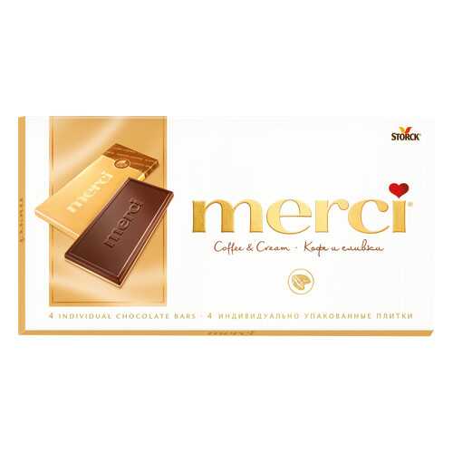 Шоколад молочный Merci кофе и сливки 100 г в МЕТРОНОМ