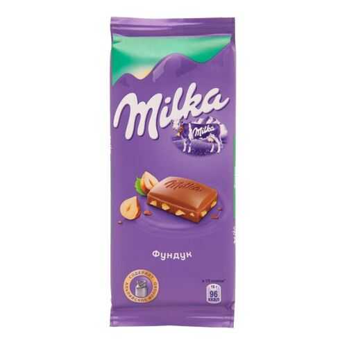 Шоколад молочный Milka фундук 90 г в МЕТРОНОМ