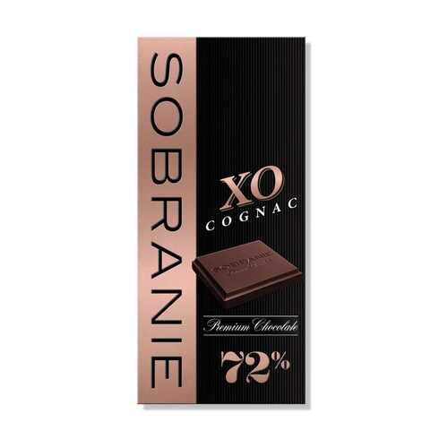 Шоколад Sobranie XO Cognac, горький, с коньяком , 90 гр в МЕТРОНОМ