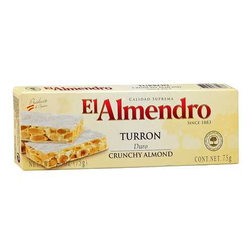 Туррон El Almendro миндальный хрустящий 75 г в МЕТРОНОМ