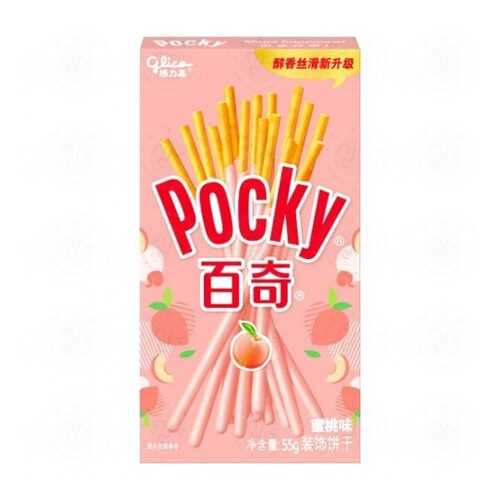 Палочки Glico Pocky со вкусом персика 55 г в МЕТРОНОМ