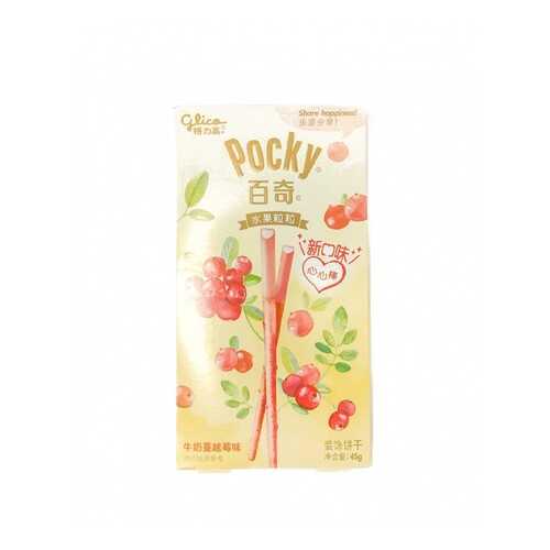 Палочки Pocky Glico со вкусом клюквы с глазурью 55 г в МЕТРОНОМ