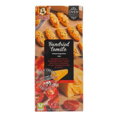 Печенье Buiteman с сушёными помидорами и двойным глочестерским сыром Sundried Tomato 75г в МЕТРОНОМ