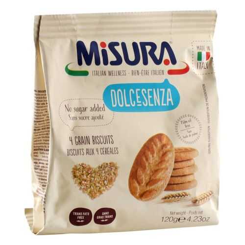 Печенье Misura dolcesenza 4 злака 120 г в МЕТРОНОМ