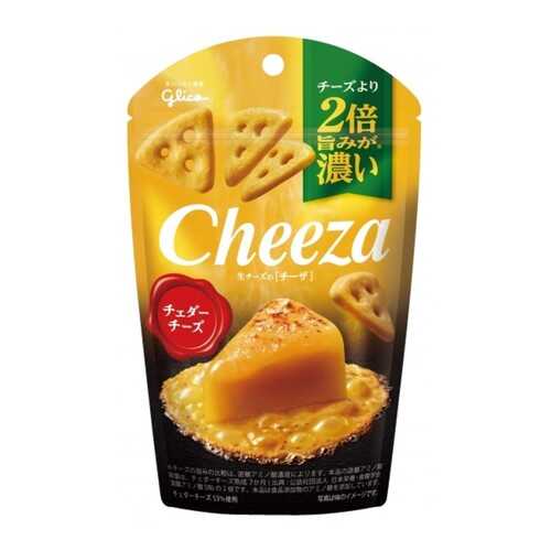 Печенье-снек Glico Cheeza с сыром чедером 40 г в МЕТРОНОМ