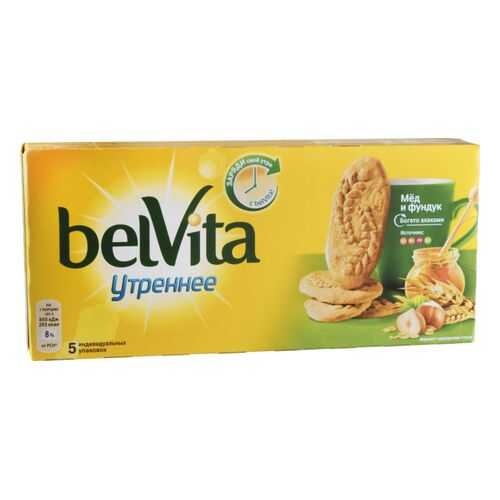 Печенье утреннее BelVita мед и фундук 225 г в МЕТРОНОМ