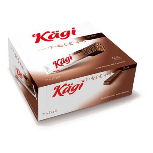Вафли Kaegi Dark в темном шоколаде 25 г в МЕТРОНОМ