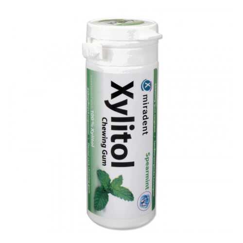 Miradent Xylitol жевательная резинка с ксилитом (мята) в МЕТРОНОМ