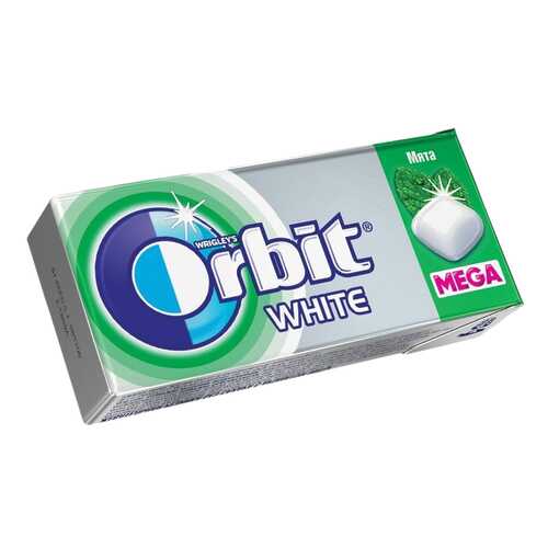 Жевательная резинка Orbit вайт мега с ароматом мяты б/сахара 14 г в МЕТРОНОМ