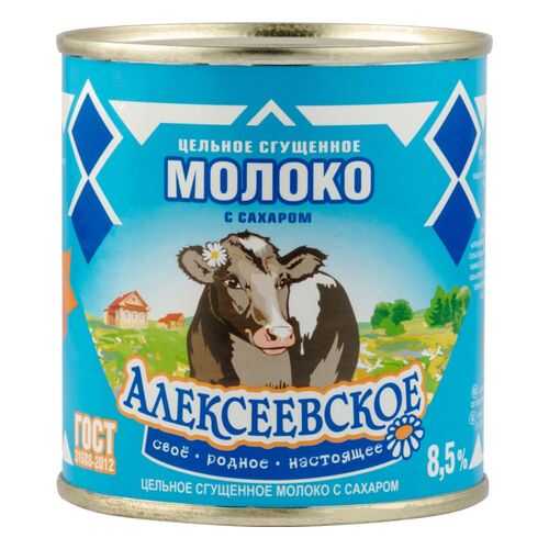 Молоко сгущенное Алексеевское 8.5% с сахаром 380 г в МЕТРОНОМ