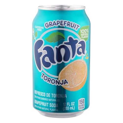 Напиток безалкогольный сильногазированный Fanta grapefruit жестяная банка 0.355 л в МЕТРОНОМ