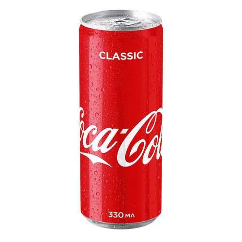 Напиток газированный Coca-Cola classic жестяная банка 0.33 л в МЕТРОНОМ