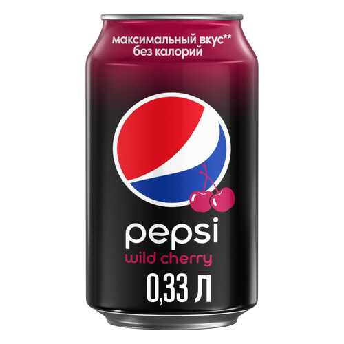 Напиток Pepsi вишня жестяная банка 0.33 л в МЕТРОНОМ