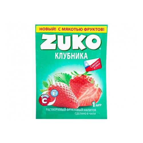 Напиток Zuko растворимый клубника в МЕТРОНОМ