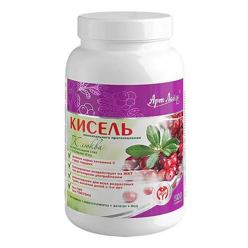 Кисель Клюква с ягодами Арт Лайф, 500 гр. в МЕТРОНОМ