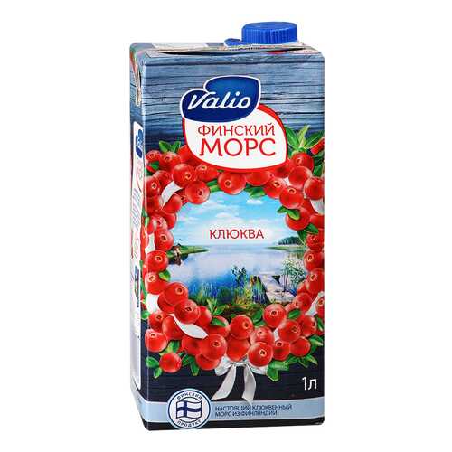 Морс Valio клюква с 3 лет 1 л в МЕТРОНОМ