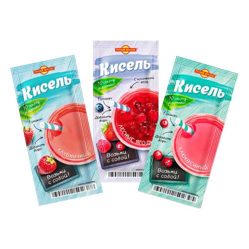 Набор кисели Русский продукт 3 вкуса 25 г в МЕТРОНОМ